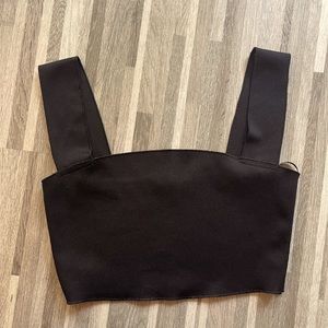 Missguided 🫢✨ Black Crop Top